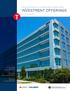 INVESTMENT OFFERINGS CUSHMAN & WAKEFIELD THALHIMER CAPITAL MARKETS GROUP SECOND QUARTER 2016