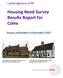 Housing Need Survey Results Report for Colne
