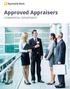Approved Appraisers COMMERCIAL DEPARTMENT