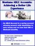 Montana ABLE Accounts: Achieving a Better Life Experience