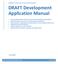 DRAFT Development Application Manual