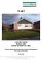TO LET 1 ELM TREE DRIVE BIGNALL END STOKE ON TRENT ST7 8NG. A Three Bedroomed Refurbished Detached Bungalow On a large corner plot.